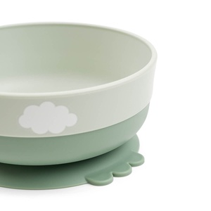 Vajilla infantil FOODIE Done by Deer Happy clouds green