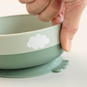 Vajilla infantil FOODIE Done by Deer Happy clouds green