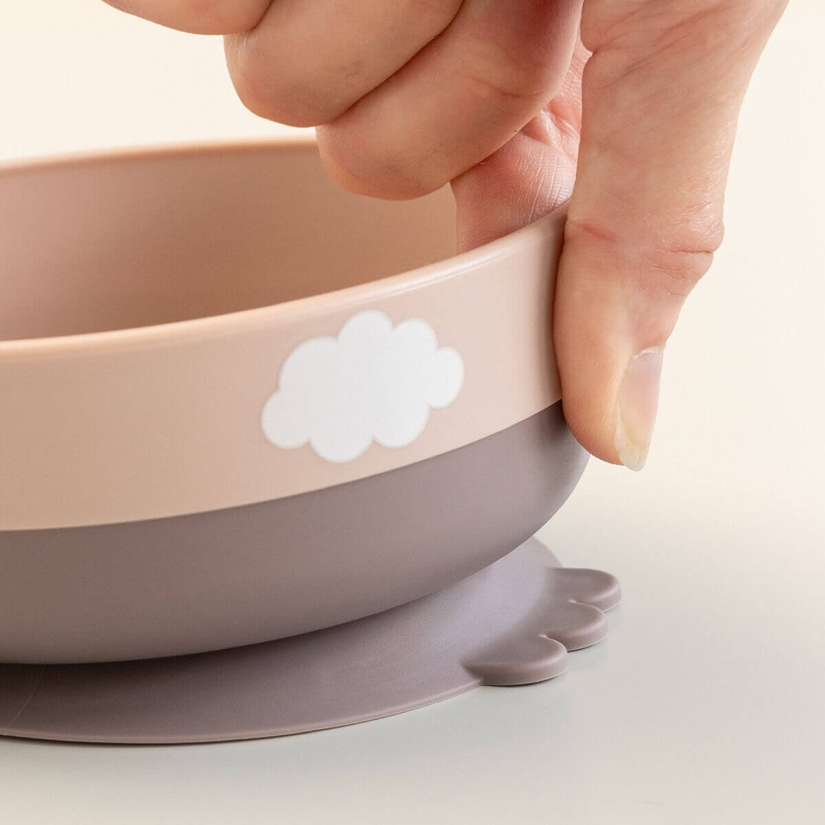 Vajilla infantil FOODIE Done by Deer Happy clouds powder