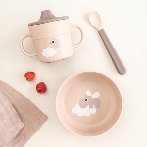 Vajilla infantil FOODIE Done by Deer Happy clouds powder