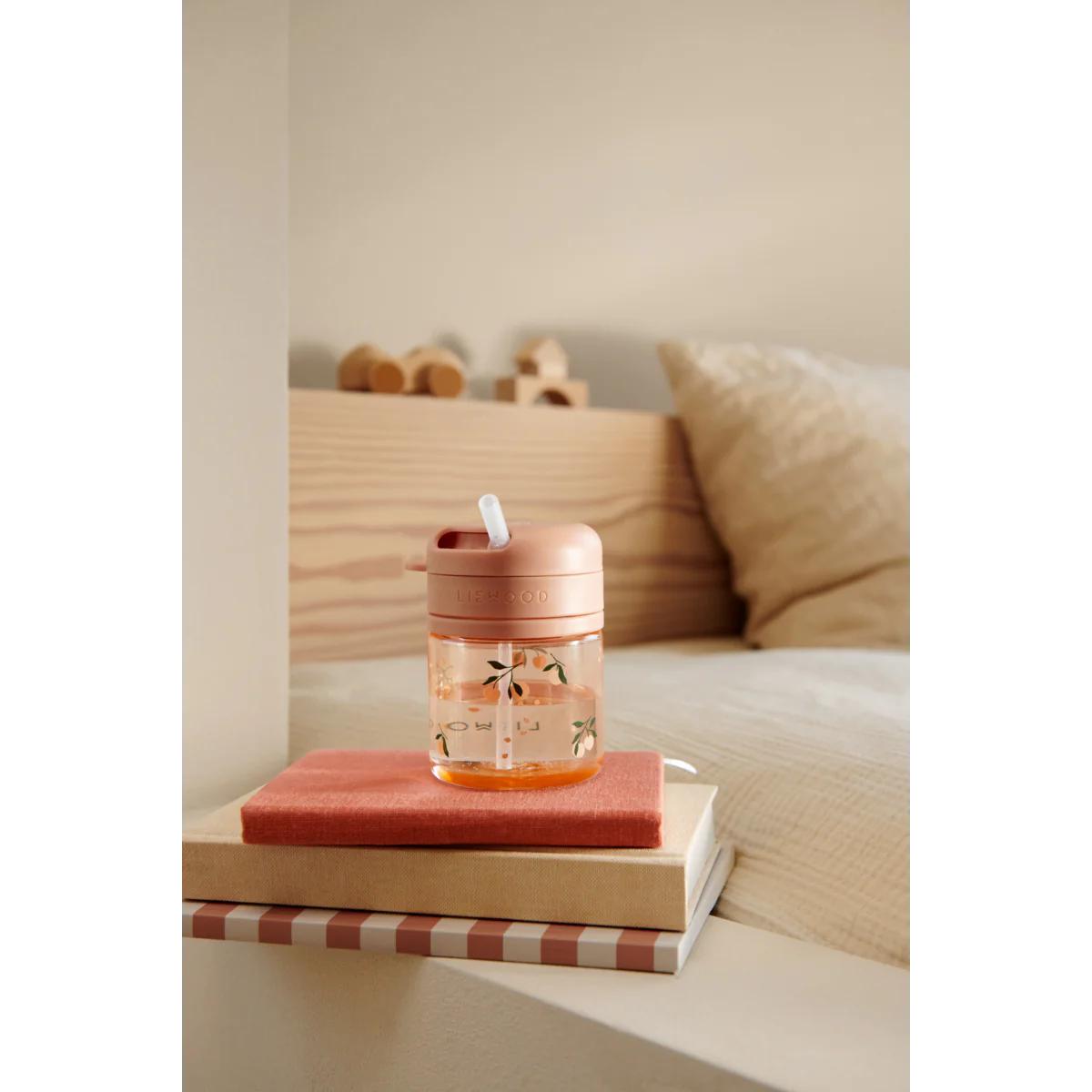 Vaso-pajita PAVIA Liewood Peach sea shell
