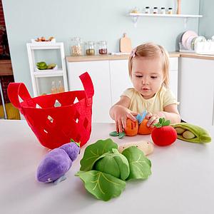 Verdura fieltro-6U CESTA VERDURAS Hape