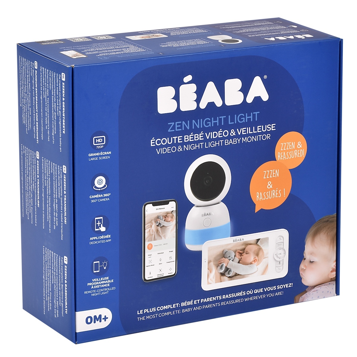 Vigilabebés ZEN NIGHT LIGHT Béaba white