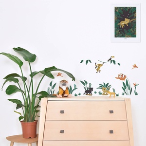 Vinilo mural ANIMALES DE LA JUNGLA Lilipinso
