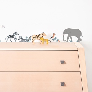 Vinilo mural ANIMALES SALVAJES Lilipinso multicolor