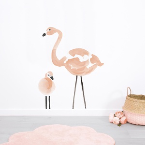 Vinilo mural FLAMENCOS Lilipinso rosa