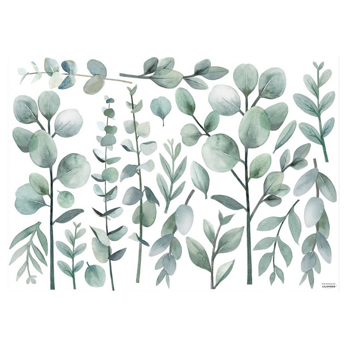 Vinilo mural GREENERY Lilipinso Tallos-follaje