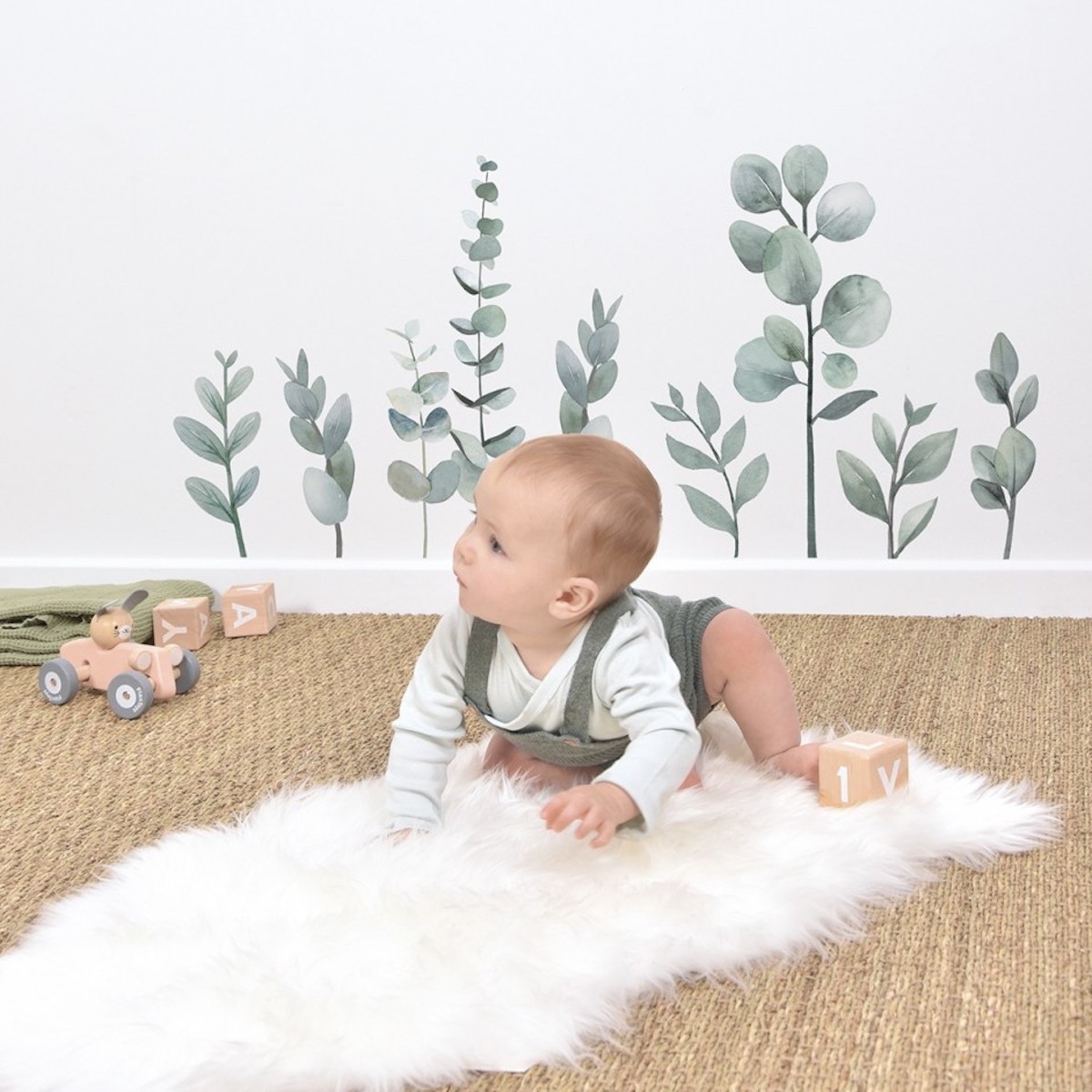 Vinilo mural GREENERY Lilipinso Tallos-follaje