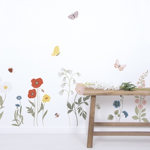 Vinilo mural WILDFLOWERS Lilipinso Grandes flores campo