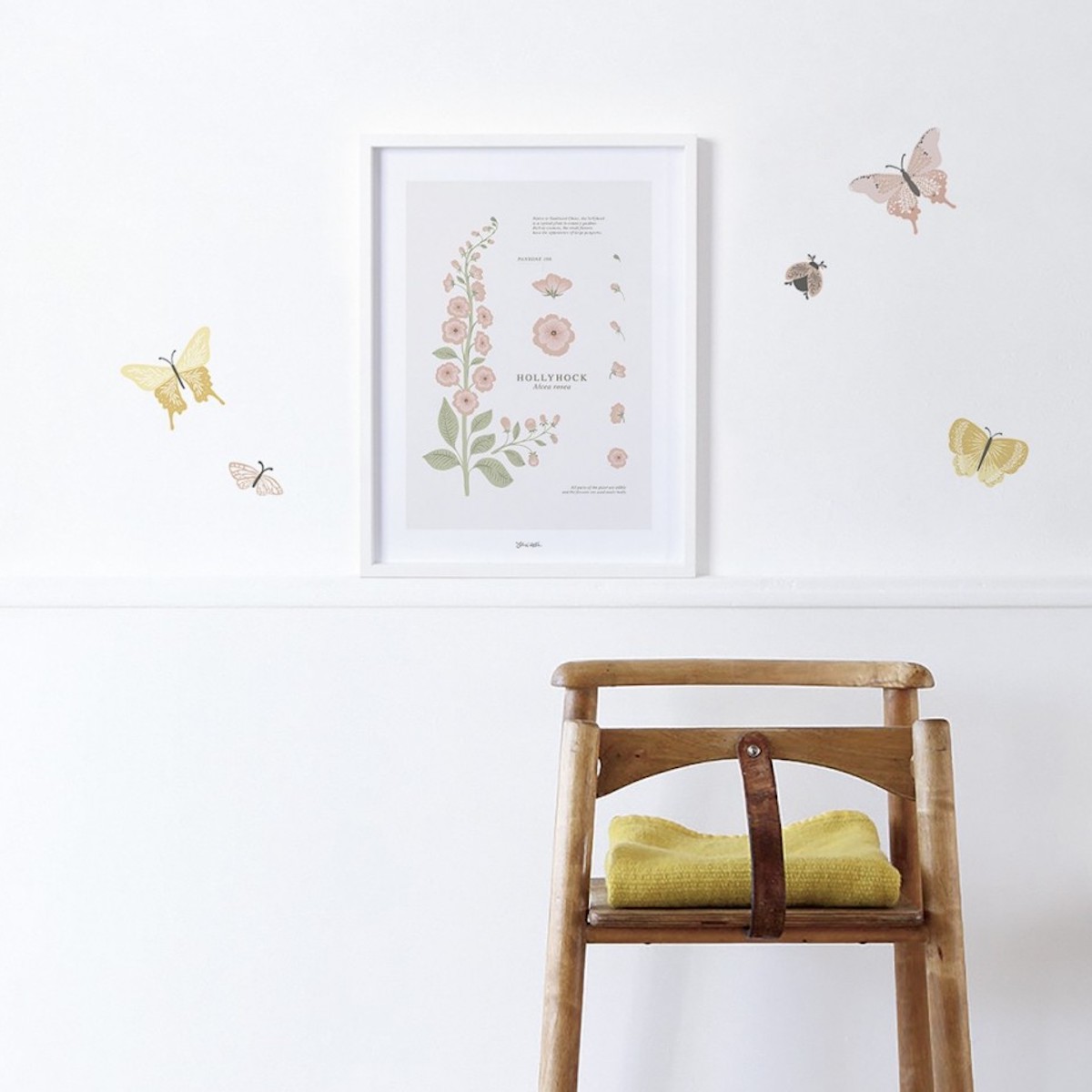 Vinilo mural WILDFLOWERS Lilipinso Mariposas-insectos