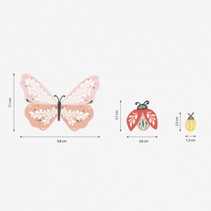 Vinilo mural WILDFLOWERS Lilipinso Mariposas-insectos