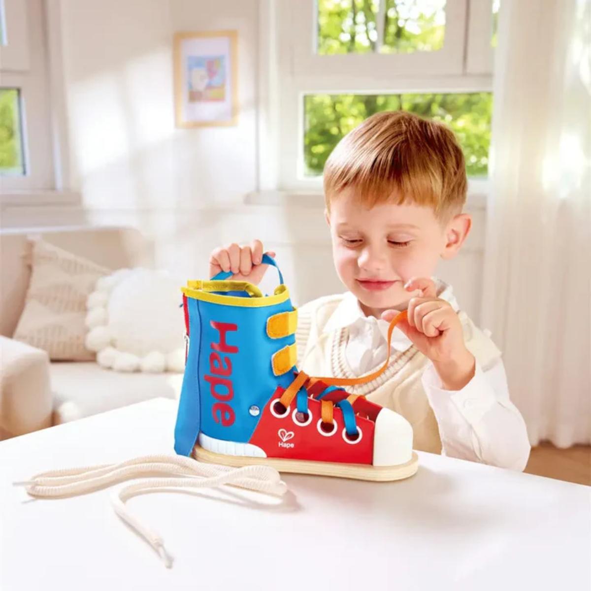 Zapatilla Aprende Atar Cordones Hape